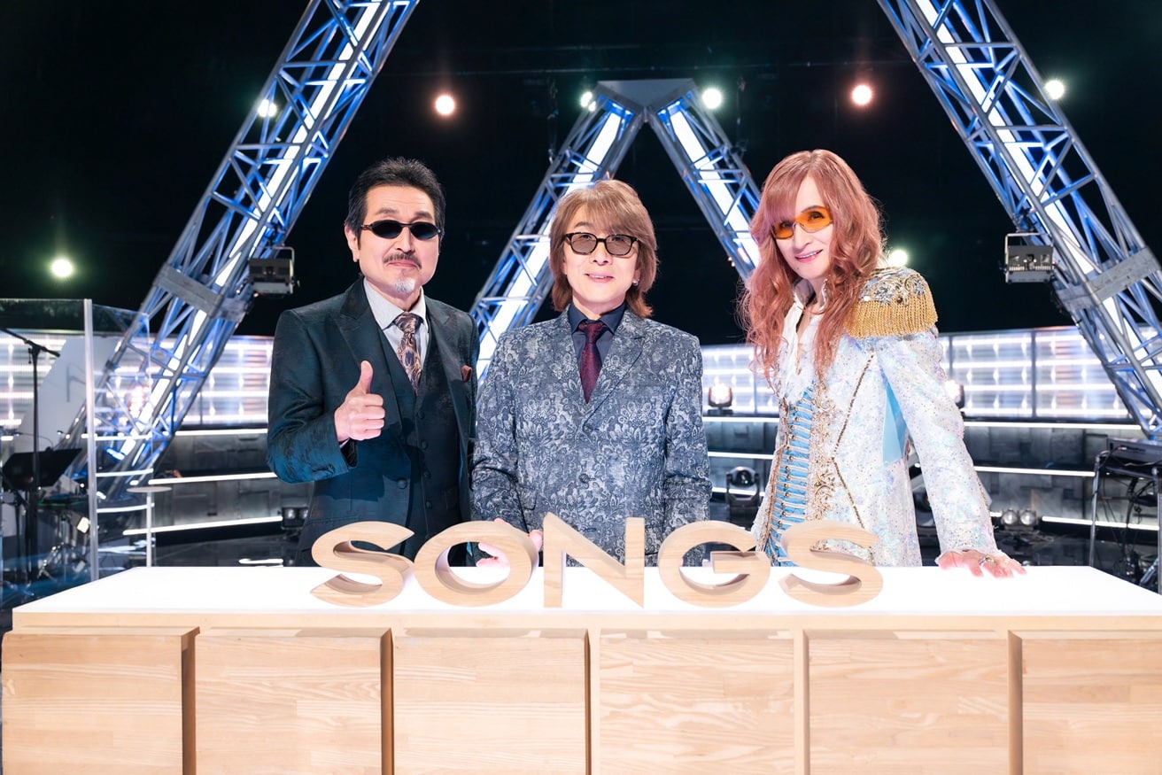 THE ALFEEがNHK「SONGS」で3,000本のライブから名場面や珍場面を紹介 