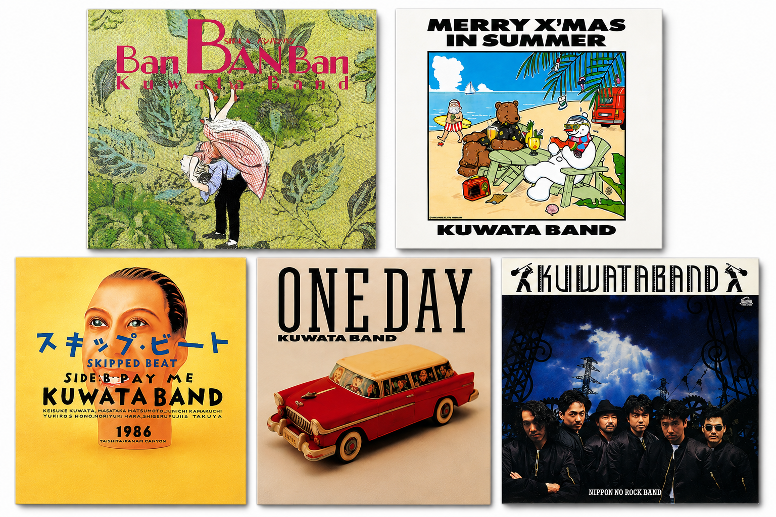 KUWATA BAND CDシングル4点セット 桑田佳祐 サザンオールスターズ 桑田佳祐にとってKUWATA BANDとは何だったのか? 2つの異なる表現を持つ
