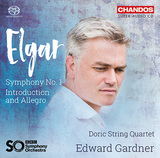 エドワード・ガードナー、BBC交響楽団、ドーリック弦楽四重奏団 『エルガー: 交響曲第1番、序奏とアレグロ』 高貴かつシンプルに快演