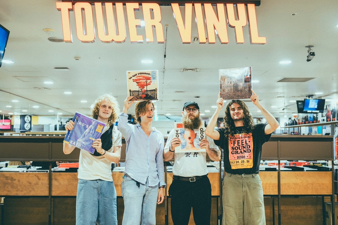 ユーフ（Yuuf）の4人がTOWER VINYLで選盤して語る 「レコードを聴く