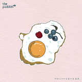 the paddles『ベリーハートビートE.P.』甘酸っぱいナンバーが並ぶ、大阪の3ピースロックバンドによる初EP