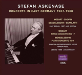 ステファン・アスケナーゼ（Stefan Askenase）『東ドイツでの演奏会 1967-1968年』モーツァルトやショパンなどの演奏でピアニストの魅力を知ることができる価値ある2枚組