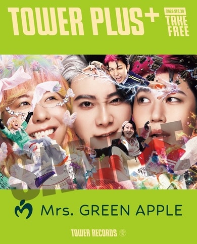 Mrs. GREEN APPLE『POPS』TOWER PLUS+特別号が発行! タワレコでは新規