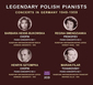 『伝説的なポーランドのピアニストたち - ドイツでの演奏会 1949-1959年』ブコフスカ、シュトンプカ、フィラー、スメンジャンカの4人による貴重な隠された名演