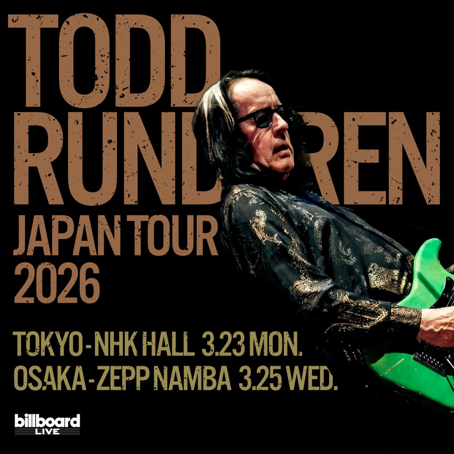 トッド・ラングレン（Todd Rundgren）の来日ツアーが決定! ホールと