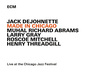 ジャック・ディジョネット 『Made In Chicago』 ロスコー・ミッチェルら旧友たちとの再会セッションがCD化