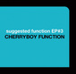 CHERRYBOY FUNCTION 『suggested function EP#3』 DORIANのリミックスも秀逸、テクノEPシリーズ待望の第3弾