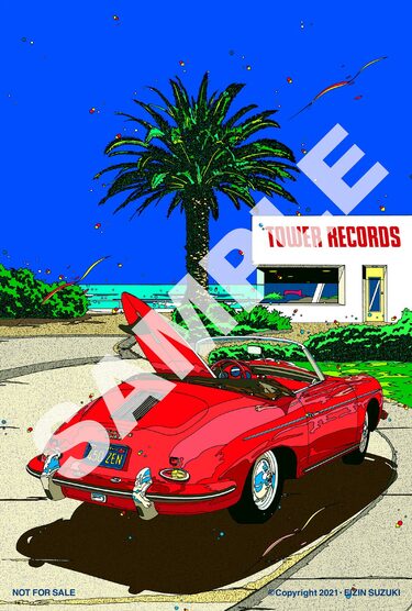 TOWER RECORDS - SUZUKI × POP SHOP UP WORKS｜世に飛び出した英人作品