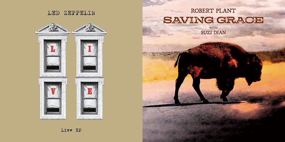 ☆レア　ロバート・プラント／ヘヴン・ノウズ　EPレコード レッド・ツェッペリンの秘蔵ライブ盤『Live EP』とロバート