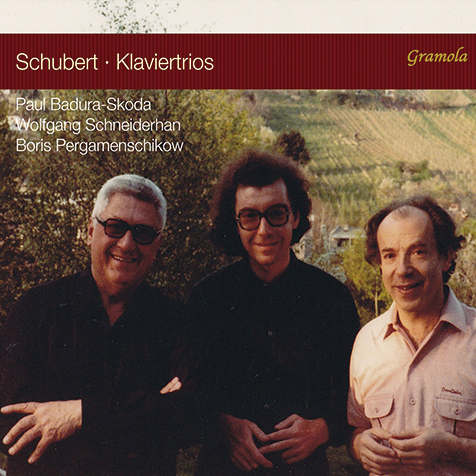 ヴォルフガング・シュナイダーハン、ボリス・ペルガメンシコフ、パウル・バドゥラ＝スコダ 『シューベルト：ピアノ三重奏曲第1番変ロ長調、第2番変ホ長調』 発掘された80年代の放送録音