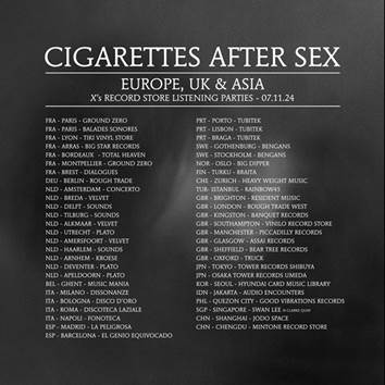 シガレッツ・アフター・セックス（Cigarettes After Sex）新作『X's