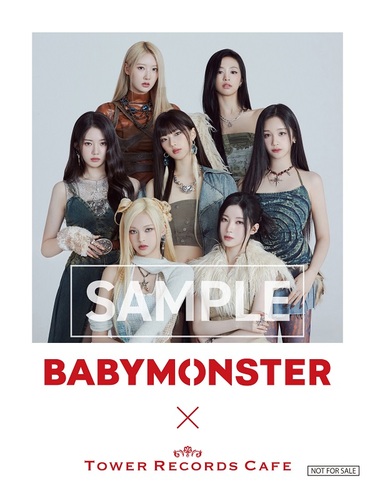 BABYMONSTER × タワレコによる初コラボカフェが東京&大阪で開催! 限定
