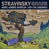 マルク・アンドレ・アムラン、レイフ・オヴェ・アンスネス『ストラヴィンスキー：春の祭典 ～2台ピアノのための音楽』 個性の違う人気ピアニストの共演作