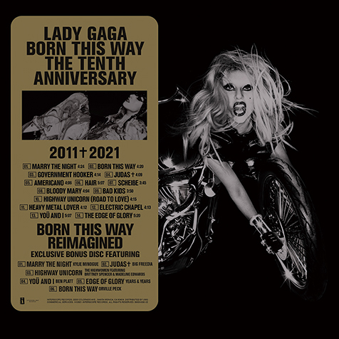 レディー・ガガ（Lady Gaga）の金字塔『Born This Way』を10周年記念盤
