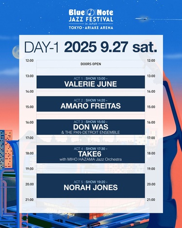 ノラ・ジョーンズ、ニーヨ、三浦大知らが集結! 〈Blue Note JAZZ