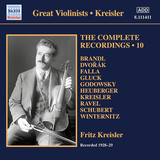 フリッツ・クライスラー（Fritz Kreisler）『録音全集 第10集』甘美で気品高いヴァイオリンの響きがSP盤から復刻