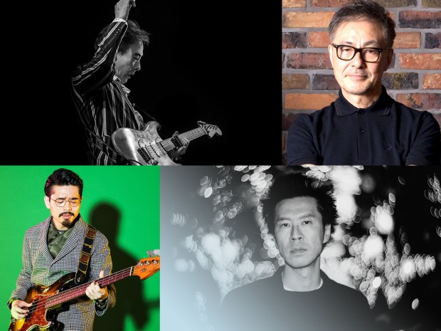 鈴木茂×林立夫×猪野秀史×ハマ・オカモト、スペシャル・ツアーを6月に
