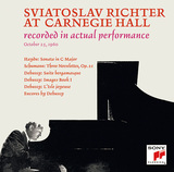 スヴャトスラフ・リヒテル（Sviatoslav Richter）『幻のカーネギー・ホール・ライヴ1960 第3夜 ドビュッシー：ベルガマスク組曲 ほか』本人を目の前に聴いているかのようなライブ盤