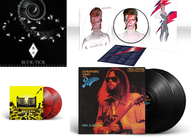 BUCK-TICK、デヴィッド・ボウイ(David Bowie)、メタリカ(Metallica)、ニール・ヤング(Neil Young)など4月10~14日リリースのMikiki推しレコードはコレ!